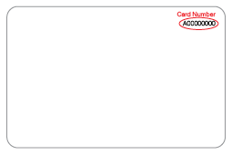 Image of the back of a South Australia driver's licence highlighting where to locate the card number.